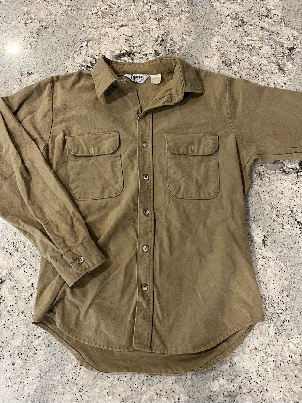Vintage Five Brother Khaki Work Shirt